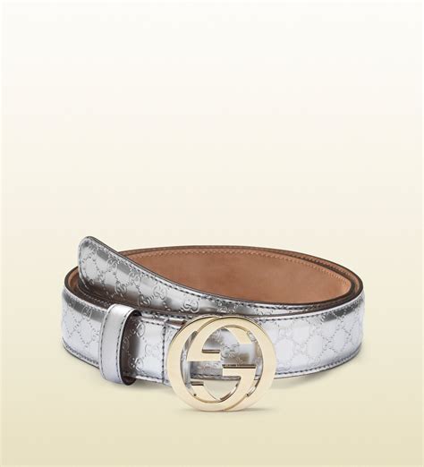 gucci belt in silver|silver Gucci belt women.